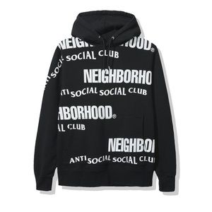 ASSC x Neighborhood Quivering Hoodie - Black